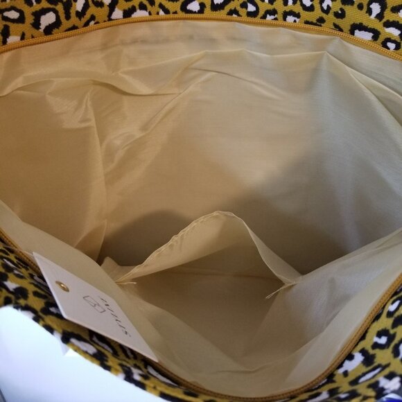 Jute Tote Large Bag Leopard Print 🐆NWT - Picture 6 of 6